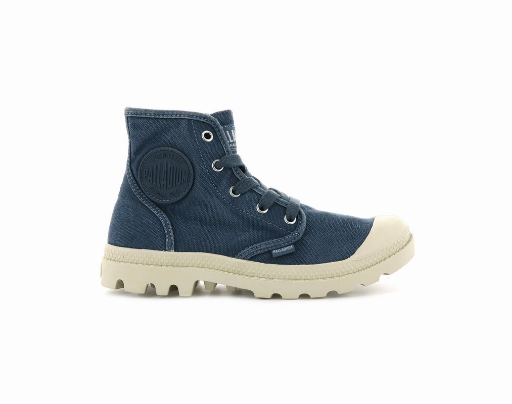 Palladium Pampa Hi Women's Boots Blue (FIWA56941)